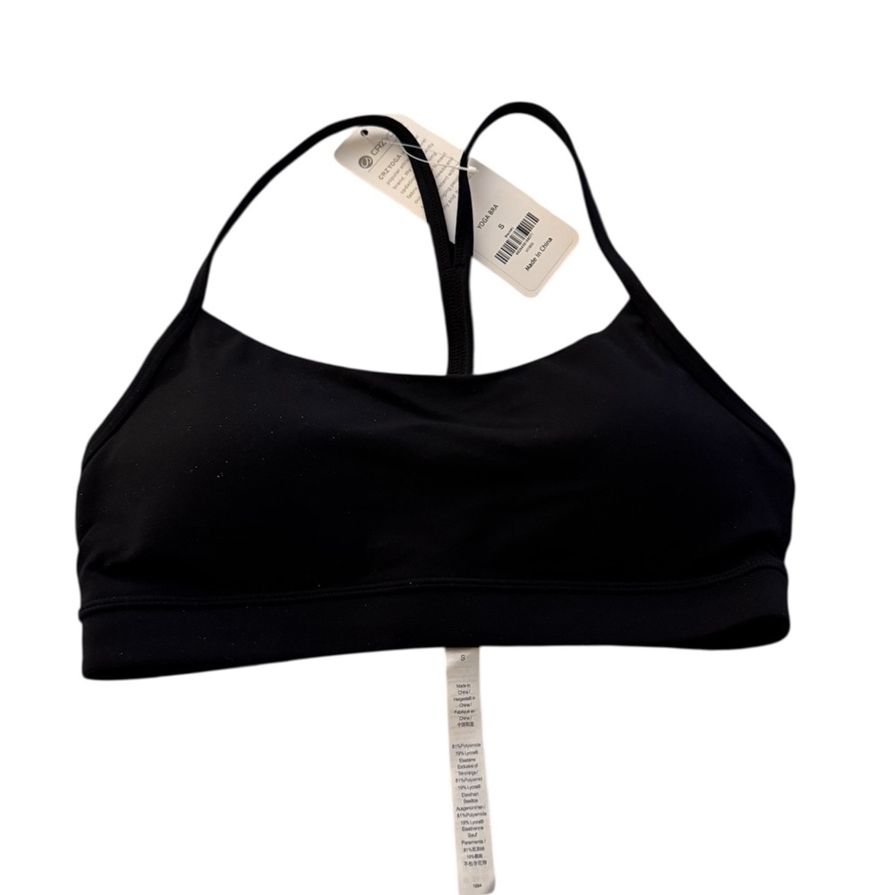 Black Yoga Bra - Picture 4 of 9